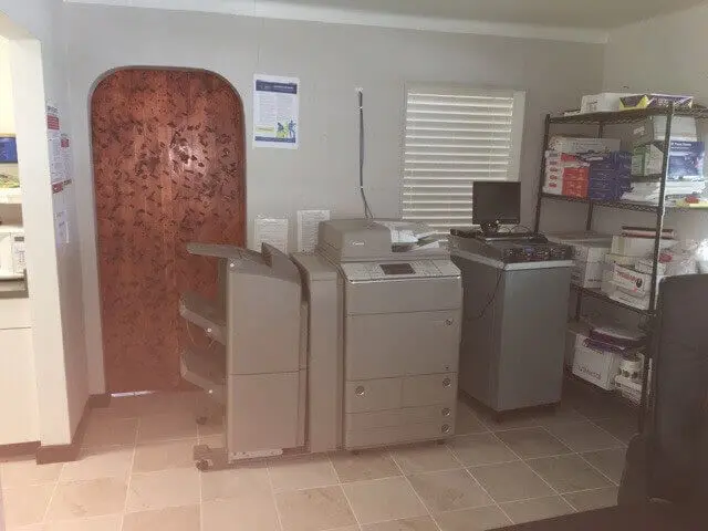 Rapid Blueprint – St. Petersburg - Blueprint production area with printers
